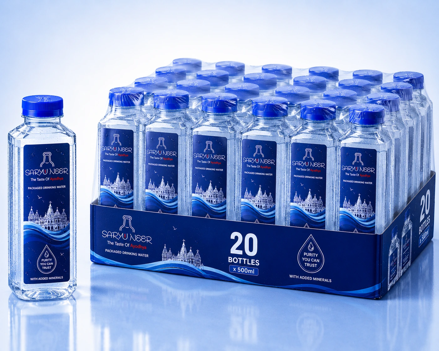 SaryuNeer 1 Liter with Added Minerals