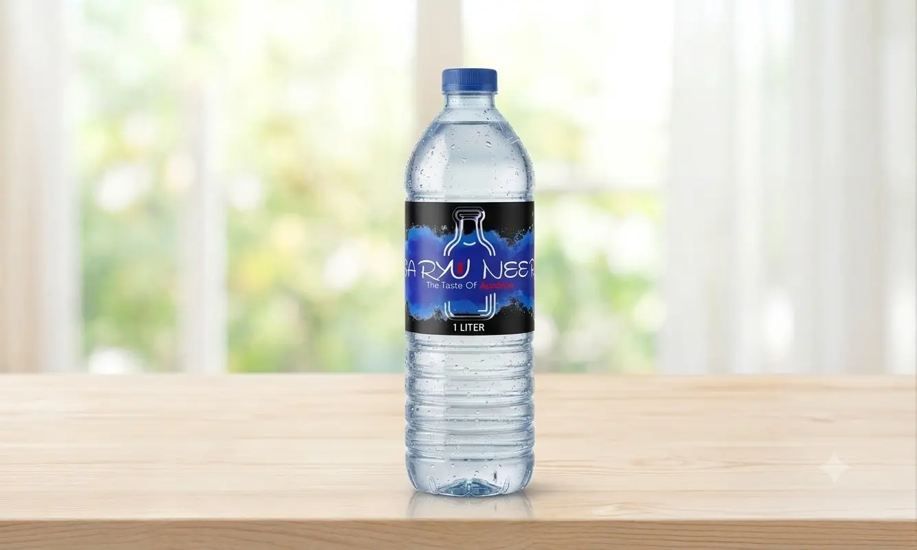 1 Liter Mineral Water Bottle